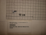 Hexagon screw DIN933,M5x10mm,galvanized