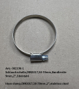 Hose clamp,DIN3017,50-70mm,2",stainless steel