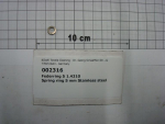 Spring ring,DIN127,M5,A2 stainless steel 1.4310