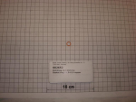 Copper sealing ring,6,5x9,5x1,5mm,M6,DIN7603
