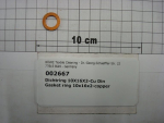 Gasket ring 10x16x2 copper