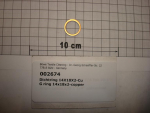 Gasket ring 14x18x2 copper