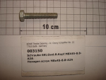 Hexagon screw DIN933,M8x45mm,8.8,galvanized