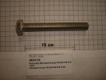 Hexagon screw DIN933,M16x120mm,8.8,galvanized