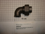 Elbow union,96S15,I/I,1/2",conical sealing,black