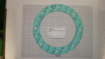 Gasket,round,182x255x3mm,centellen,8-holes,225mm,D250