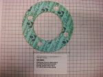 Gasket,round,80x140x3mm,centellen,4-holes,P5100,P445,P470,SI70