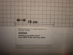 Fuse 250V-2,5A, time-lag, glass