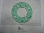 Gasket,round,90x190x3mm,centellen,4-holes,P470,SI70,P5100