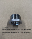 Reducing nipple,241V4A2520,O/I,1"x3/4",A4,stainless steel