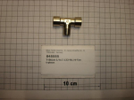 T-piece,133-1/4",I/O/I,galvanized