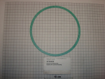 Gasket,round,160,5x176x0,5mm,pump housing Schmalenberger
