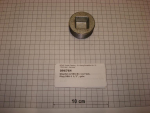 Plug,596V40,square drive,1 1/2",galvanized
