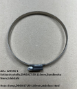 Hose clamp,DIN3017,90-110mm,stainless steel
