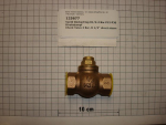 Rückschlagventil,DN15,1/2",Rotguss, Vitondichtung,2bar Feder,P12-P30,Direktdampf