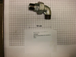 Elbow union,103V20,O/O,3/4",conical sealing,galvanized