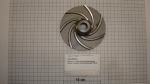 Pumpenrad,DM18x118x29,4mm hoch, 7 Fluten,50Hz,Lösemittelpumpe 139424(Schmalenberger)