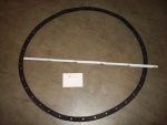 Gasket,round,900x967x3mm,36-holes,Herchlor,P200,P520,P525