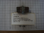 Double nipple,280V15,with hexagon,1/2",galvanized