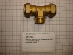 Compression fitting,T,screw-in,615-22x1/2"x22,male thread