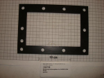 Gasket,square,148x210x4mm,11-holes,heater-air duct,P520,P240,P300,P12-18