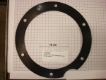 Gasket,round,200x260x3mm,6-holes,A80,A125