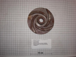 Pumpenrad,DM18x120x33mm hoch, 4 Fluten,50Hz,Lösemittelpumpe,163831