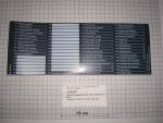Program sticker English, 5th gen Zollner control