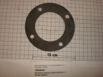 Gasket,round,70x115x2mm,4-holes,Consorba