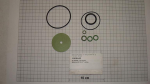 Spares kit for slanted seat valve 161310