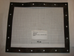Dichtung,eckig,295x360x4mm,18-Loch, P5100 Consorba