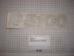 Schild,Beschriftung,"P5100",selbstklebend