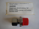 Screw connection,straight,1/2"x12mm,A4,stainless steel