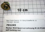 Hexagon nut,M10,galvanized