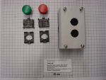 Signal lamp (red/green) with box