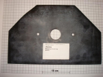 Dichtung,eckig,210x326x2mm,3-Loch,K16