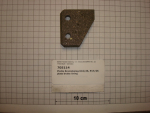 Bremsplatte,Bremsbelag,58x63x12mm, Jurid,K16,K25,P17,P25