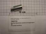 Threaded bush loading door lock