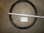 Dichtung,rund,320x380x4mm,12-Loch 350mm, SI70