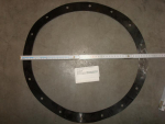 Gasket,round,400x470x4mm,16-holes,K14