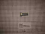 Sechskantschraube DIN933,M16x45mm, 8.8.verzinkt,m.Zentrierung