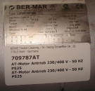 Drive motor,230/400V-50Hz,5,5KW,8-pole,shaft 22mm,P525,P12-18,repaired