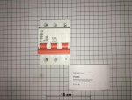 Circuit breaker 3-pole,20A,LS
