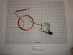 Einbau-Thermostat mit Skala AC 230V/16A +40...+65°C