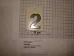 Figure "2", 50mm,silver,P/M21-30