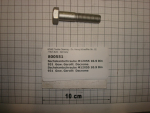 Hexagon screw DIN931,M12x55mm,10.9,galvanized