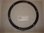 Gasket,round,220x260x3mm,6-holes