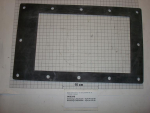 Gasket,square,215x355x4mm,12-holes,air duct-cage housing,P/M12-18