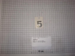 Figure "5" 30mm,silver,P/M12-18