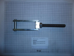 Mounting bracket,door lock,long,Induline